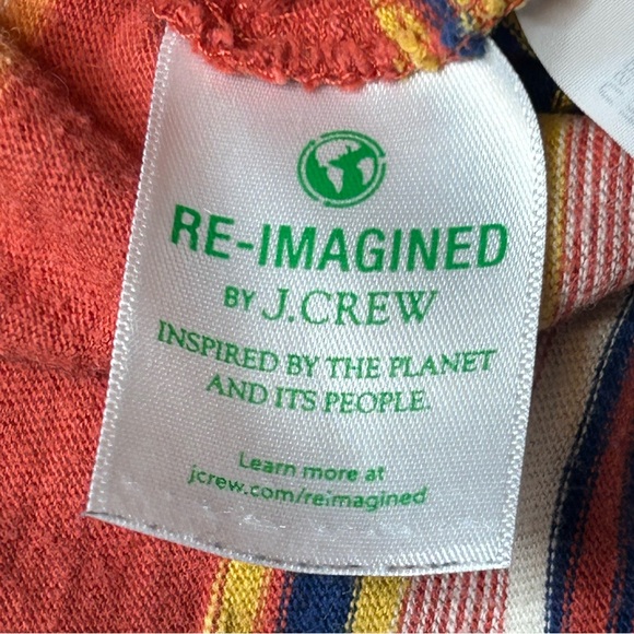 J.Crew (Re-Imagined) Men's Multi Colored Striped T-shirt Size XXL - Picture 7 of 7